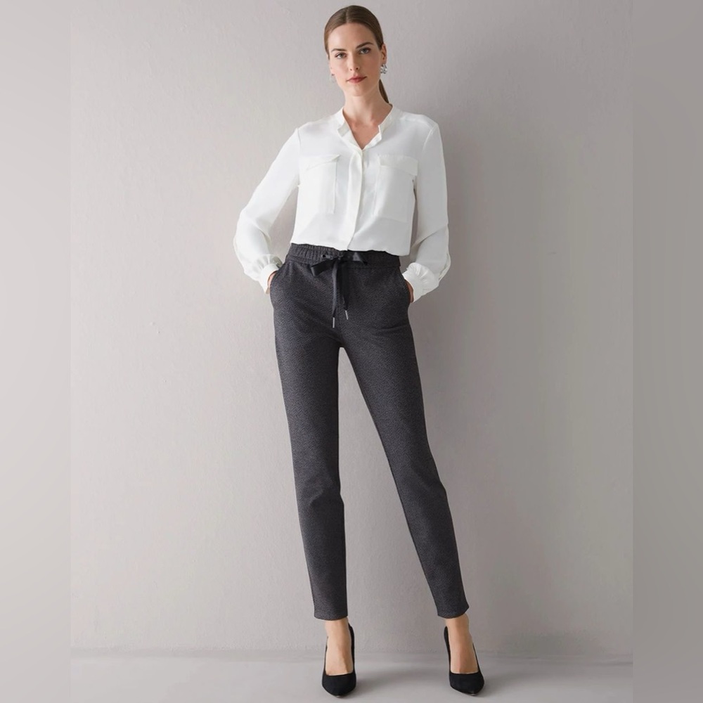 WHBM Size 2S Knit Herringbone Pants